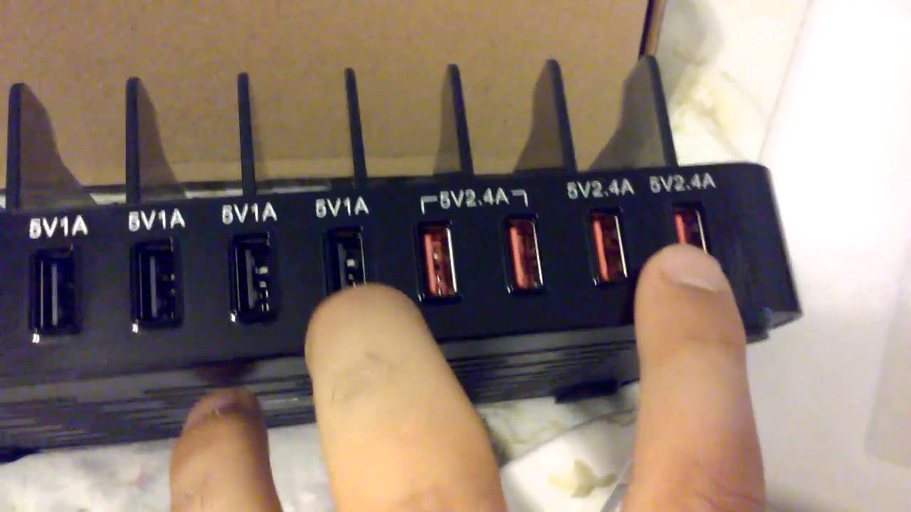 Review on iKits (CE/FCC Verified) 10-Port USB Charging Station Dock,4 Port Fast Charging