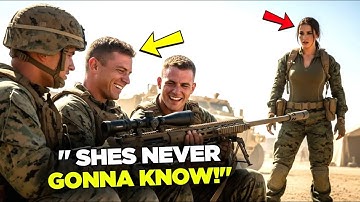 De mariniers bleven haar sluipschuttersgeweer opzettelijk blokkeren, totdat ze het repareerde en ...