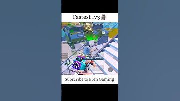 fastest 1v3 #bgmi #pubgmobile @BattlegroundsMobile_IN