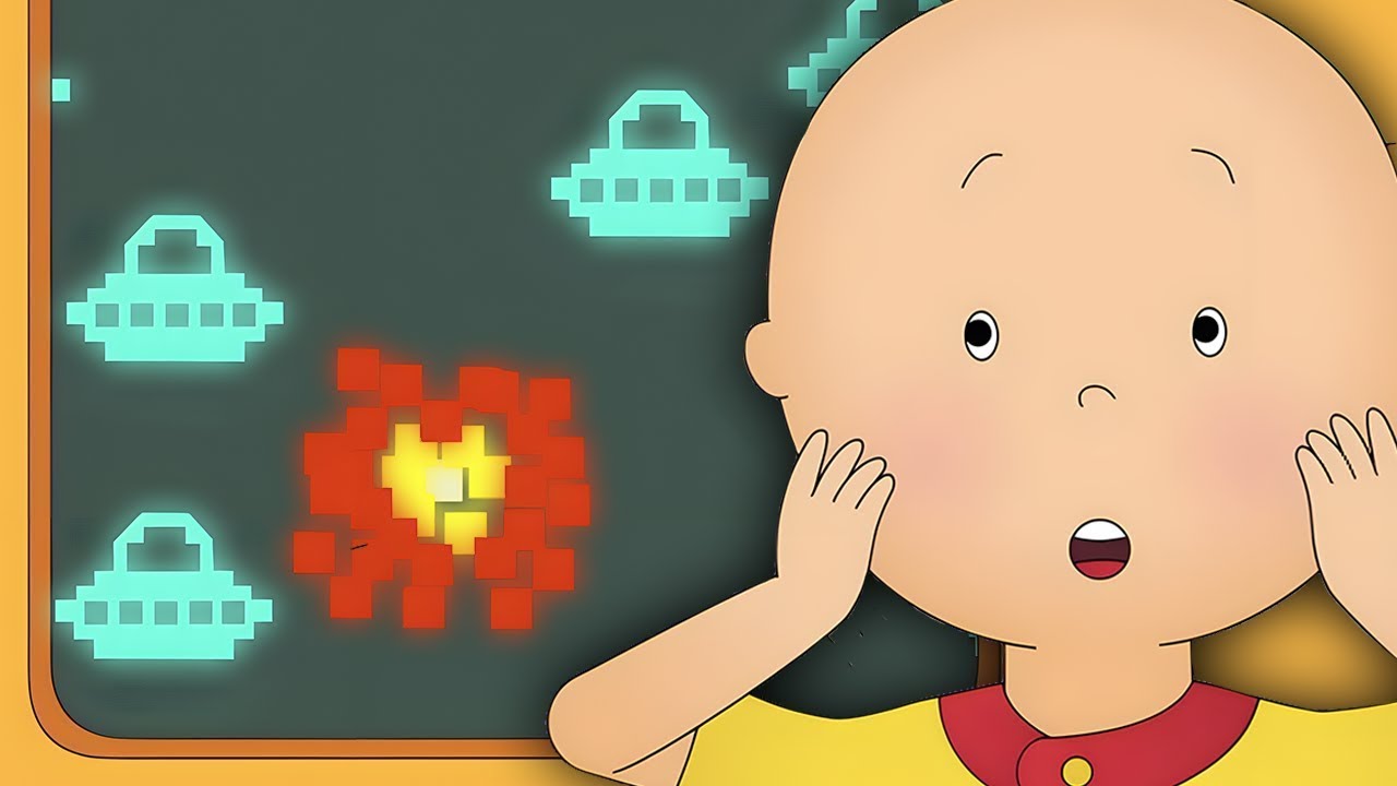 Caillou spielt Arcade-Spiele | Die Neuen Abenteuer von Caillou