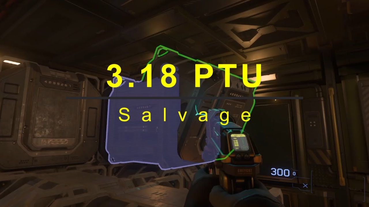 Star Citizen Salvage 3.18 PTU Salvage in the Vulture + Cargo Refactor.