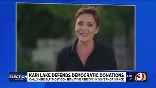 Celebrity Kari Lake defends political contributions Wealth