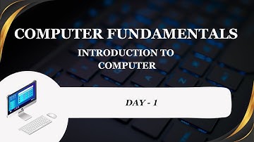 Introduction to Computer Fundamentals - Day1 in Tamil | Computer Basics | Computer 101 #tamil