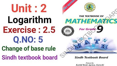 #Maths | Class 9 | Unit 2 | Exercise 2.5 | Q.5 | Sindh textbook board