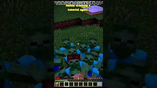 Never trusting a tutorial Again #shortviral #minecraft #gaming #minecraftshorts #memes #minecraftpe