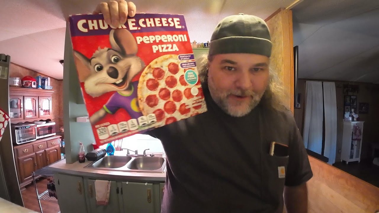 Chuck E Cheese Pepperoni Pizza frozen review YouTube