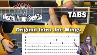 Misteri Mimpi Syakilla - Wings (Tutorial Slow With TAB) Verse Akustik | Intro Cover | Cover Gitar