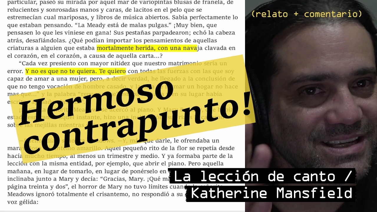 LA LECCIÓN DE CANTO | Katherine Mansfield | (+ Comentario)