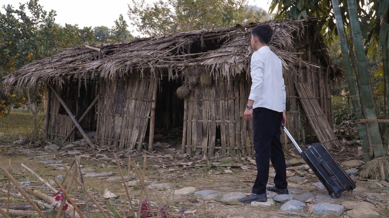 The chef left the city to live in the forest – building his own farm and cooking delicious meals.