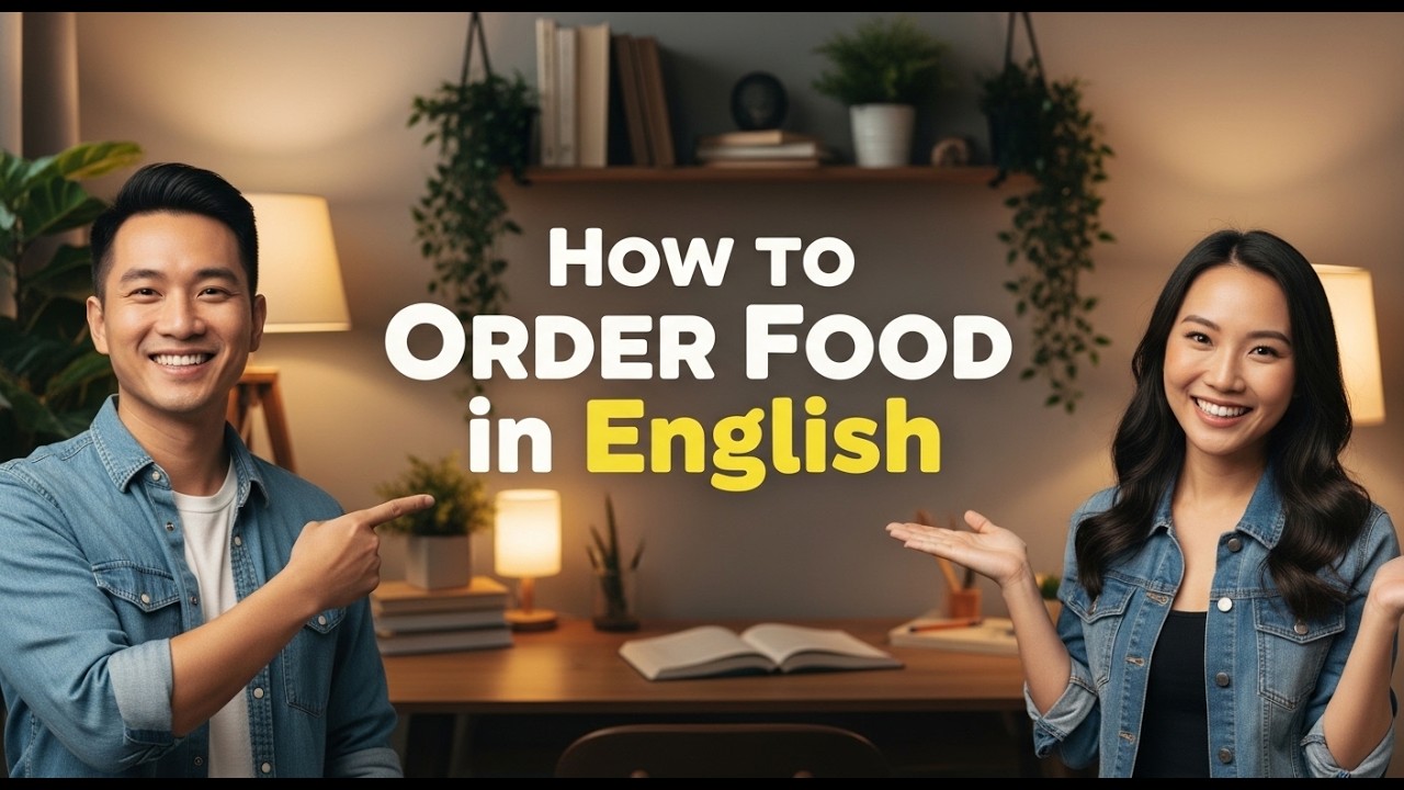 How to Order Food at a Restaurant in English - Complete Guide for Beginners!
