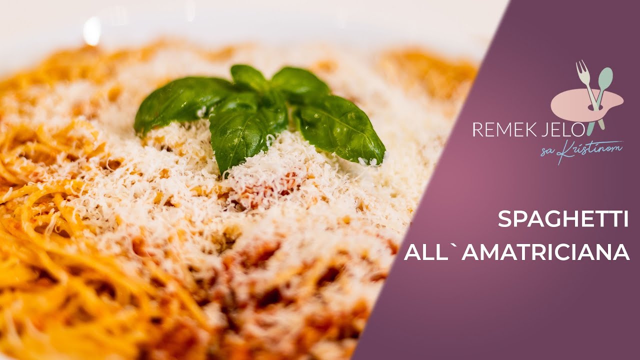 SPAGHETTI ALL' AMATRICIANA //@remekjelo 2021// ITALIAN PASTA RECIPE
