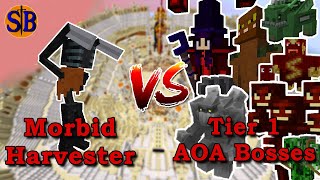 Morbid Harvester vs Tier 1 Advent Of Ascension Bosses | Minecraft Mob Battle