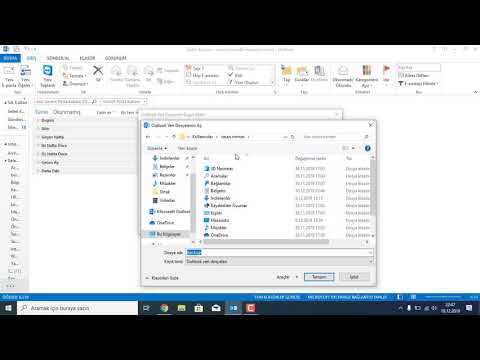 Video: Outlook Postası Nasıl Dışa Aktarılır