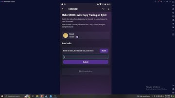 Make $5000+ with Copy Trading On Bybit! Code Tapswap How to make $5000+ per month with copy trading