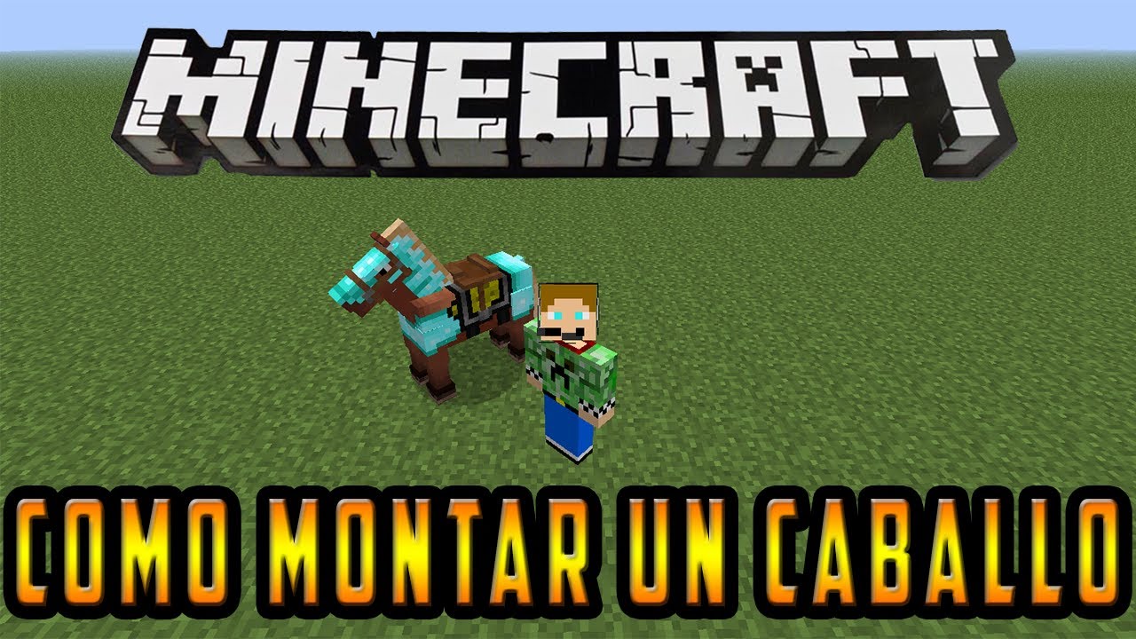 Minecraft 1.6.2 "Como Montar un Caballo" - YouTube