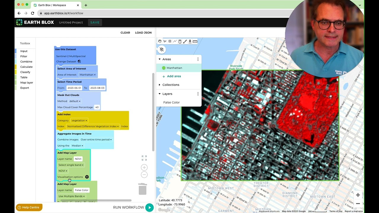 Lesson 4: Introduction to Satellite Earth Observation - NDVI 🌲| Earth Blox