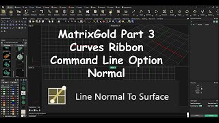 MatrixGold Line Normal to Surface Profile