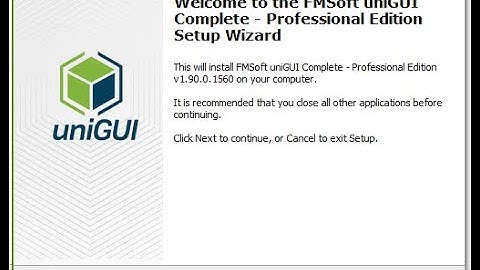 Como instalar e atualizar o UniGUI no Delphi 12.3 Athens Atenas do FMSOFT ver. 1.90.0.1598 sem erro
