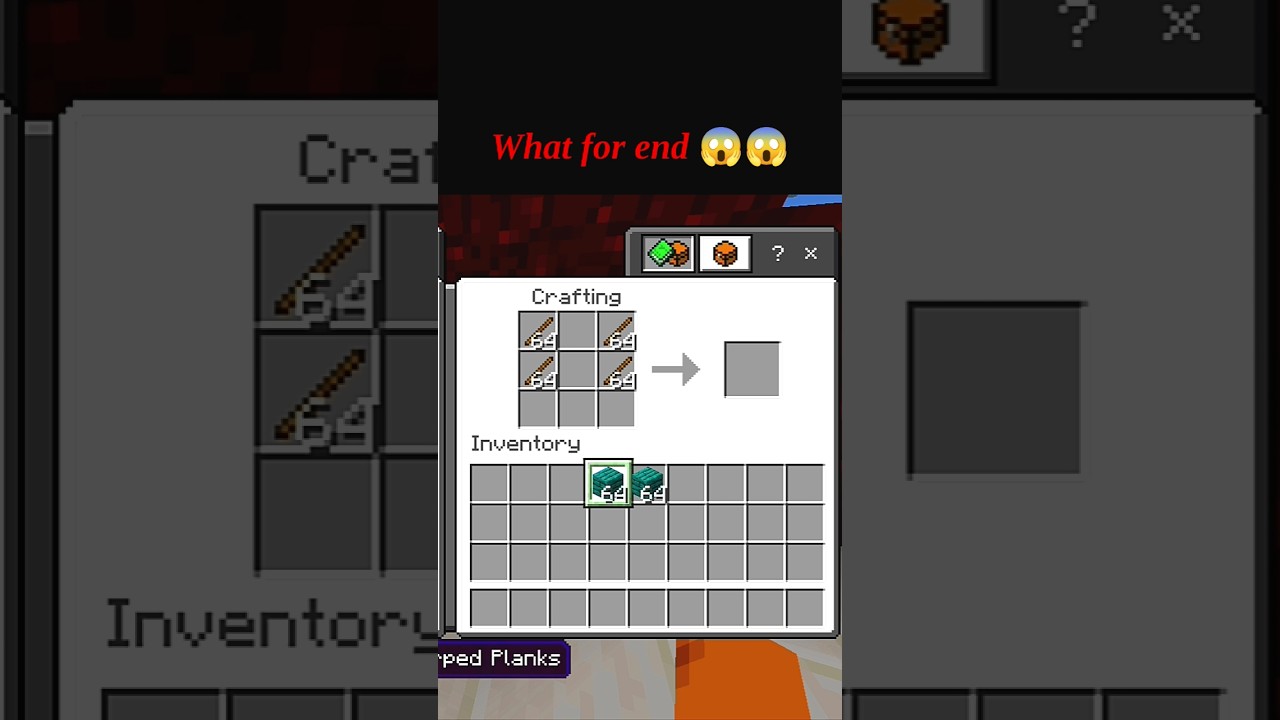 minecraft new 😱 video and new crafting 