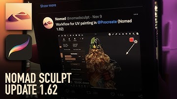 Nomad Sculpt 1.62 Update with UV support for Procreate!?