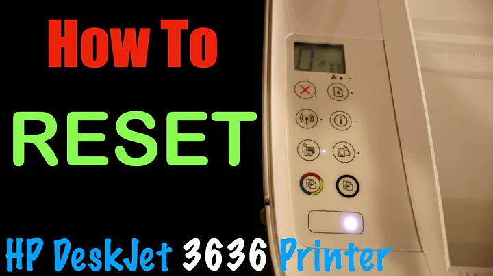 How to RESET HP DeskJet 3636 All-in-one Printer ?