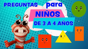 PREGUNTAS PARA NIÑOS DE 3 A 5 AÑOS| LA FIGURAS GEOMÉTRICAS BÁSICAS