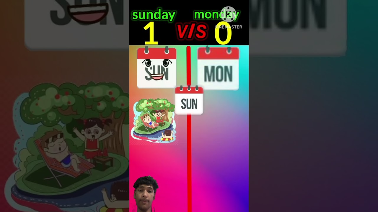 Sunday VS #trending #viral #amazing Monday #challenge #facts