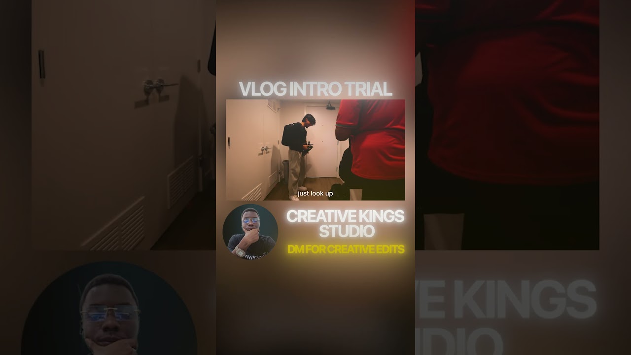 🎬 Vlog Intro Trial Edit for a Client  #videoediting  #shorts