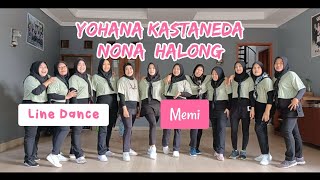 [LINE DANCE] (One Take) Yohana Kastaneda Nona Halong | Memi | Choreo: Dian Vinorita