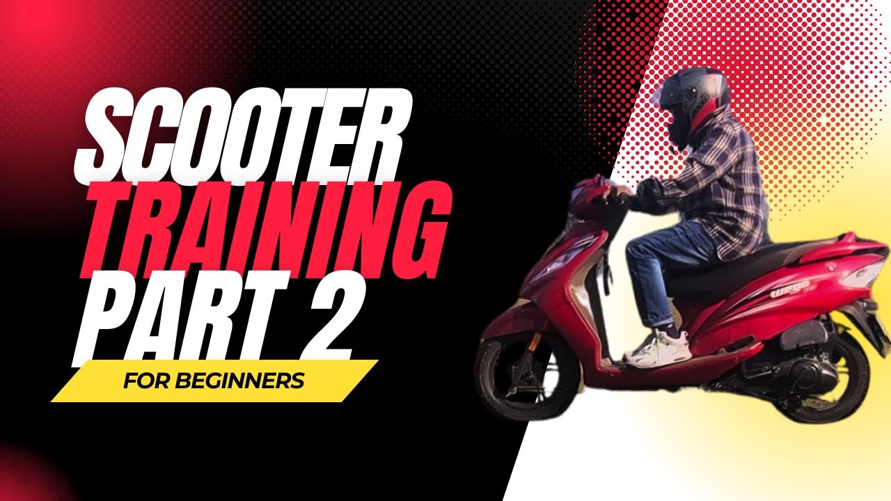 Scooter Training Part 2 | ব্রেকিং প্র্যাকটিস, থ্রটল কন্ট্রোল এবং স্লো-স্পিড  রাইডিং