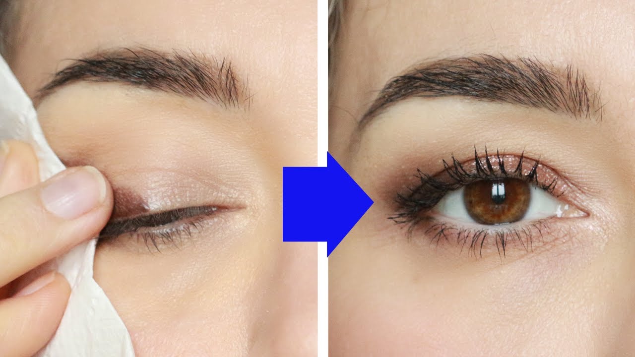 Trucco occhi semplice con le dita: effetto lifting. Trucco per principianti