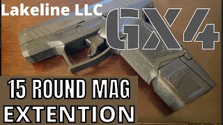 15 Round Magazine for Taurus GX4 We test & install Lakeline LLC's mag extention for 13rd factory mag