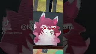 #Pokemon #fridgemagnets #Painting #Furry #dog #Random #art #paintingdrawing #red #handpainted