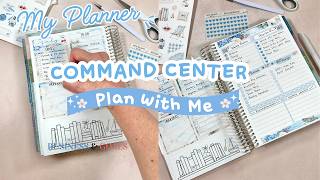 My Planner Command Center ✩ A5 Erin Condren Dashboard Plan With Me