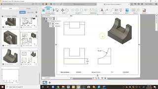 Autodesk Fusion Tutorial – Technical Drawing Creation - 20 Isos Project – Dimensioned Drawing #20