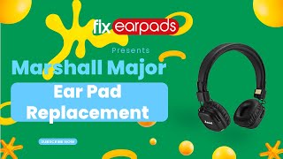 TUTORIAL How To Replace Marshall Major Ear Pads / How To Replace Marshall Major 2 Ear Pads