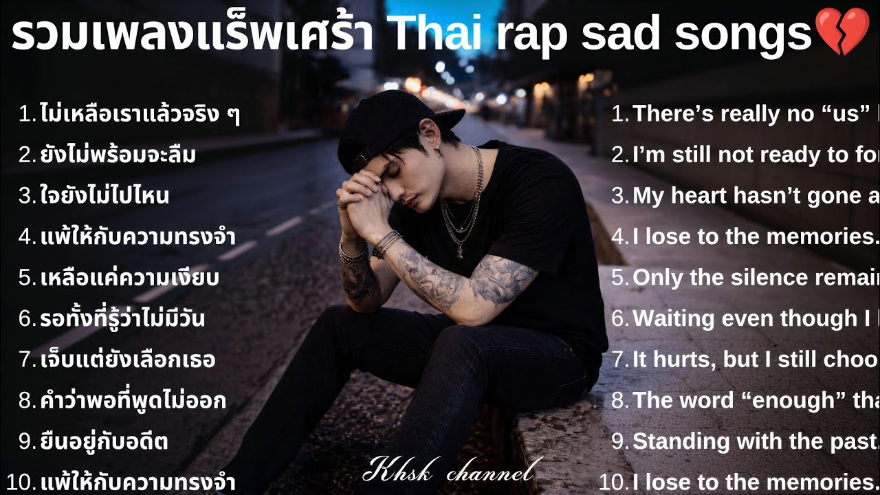 💔รวมเพลงแร็พเศร้า 2026 |86| แร็บไทย+อังกฤษ | แร็พเศร้าสู้ชีวิต | แร็พเศร้าอกหัก | emotional songs 