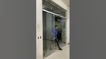 LMD automatic sliding door installed in Guatemala, simple installation