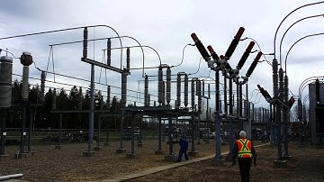 230kV Disconnect Switch Closing