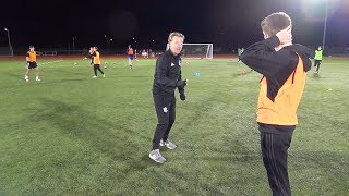 SoccerCoachTV.com - Support Behind or In front of the ball.