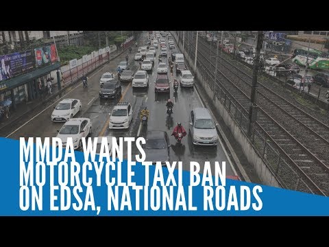 MMDA wants motorcycle taxi ban on Edsa, national roads