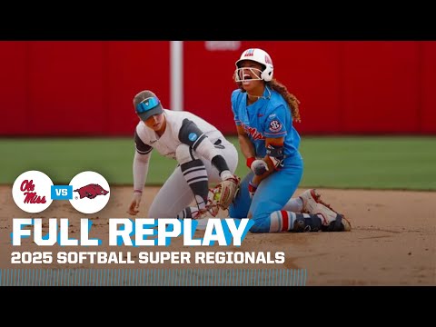 Ole Miss vs. Arkansas: 2025 NCAA softball super regionals Game 3 | FULL REPLAY