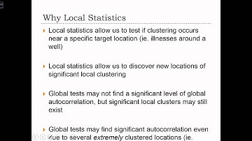 GEOG 3020 Lecture 23-10 Spatial Autocorrelation