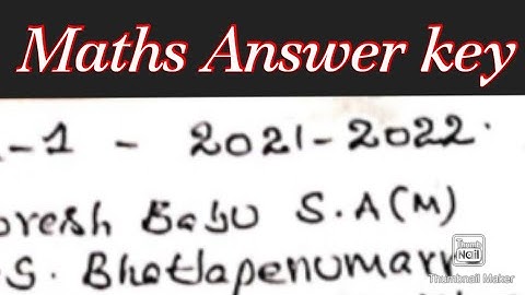 AP SA2 9th class Maths Answer Key 🔐🗝️ solutions 2022 please like Cheyandi 🙏