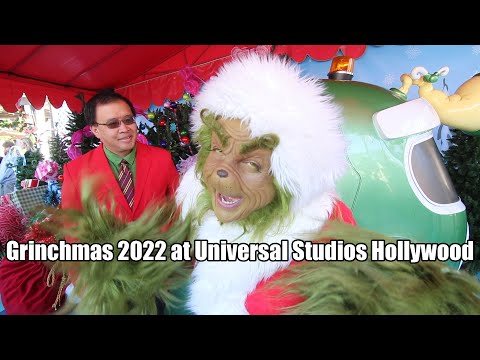Video: Grinchmas sa Universal Studios Hollywood