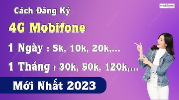 Cách Đăng Ký 4G Mobifone 1 Ngày. MỚI NHẤT 2023 DATA SIÊU KHỦNG LÊN TỚI 8GB