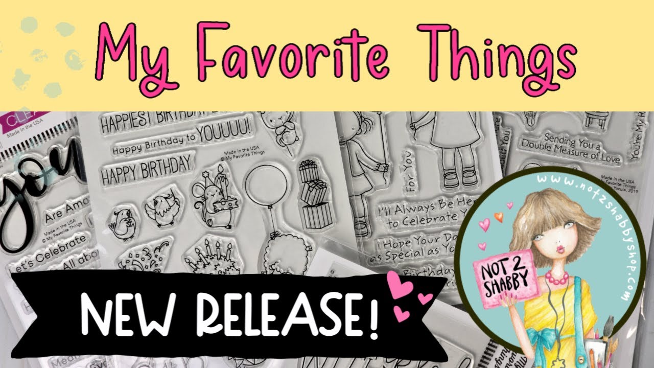 New My Favorite Things Release! Birthday Stamps - YouTube