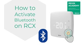 How to activate Bluetooth on RCX