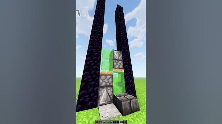 how to make a elevator in #minecraft !
