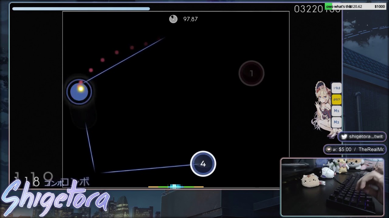 Cookiezi hits weird patterns